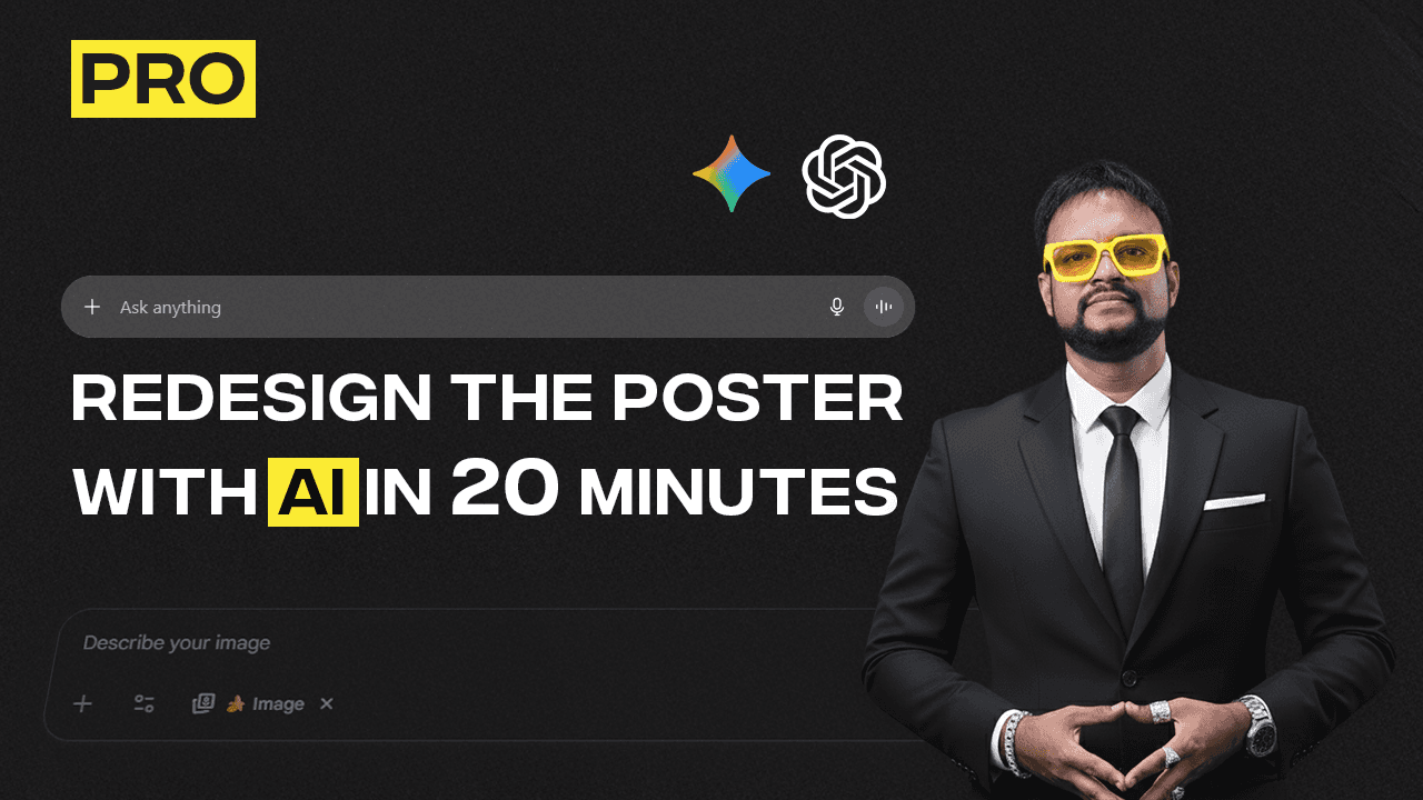 Redesign Any Poster with AI in Just 20 Minutes